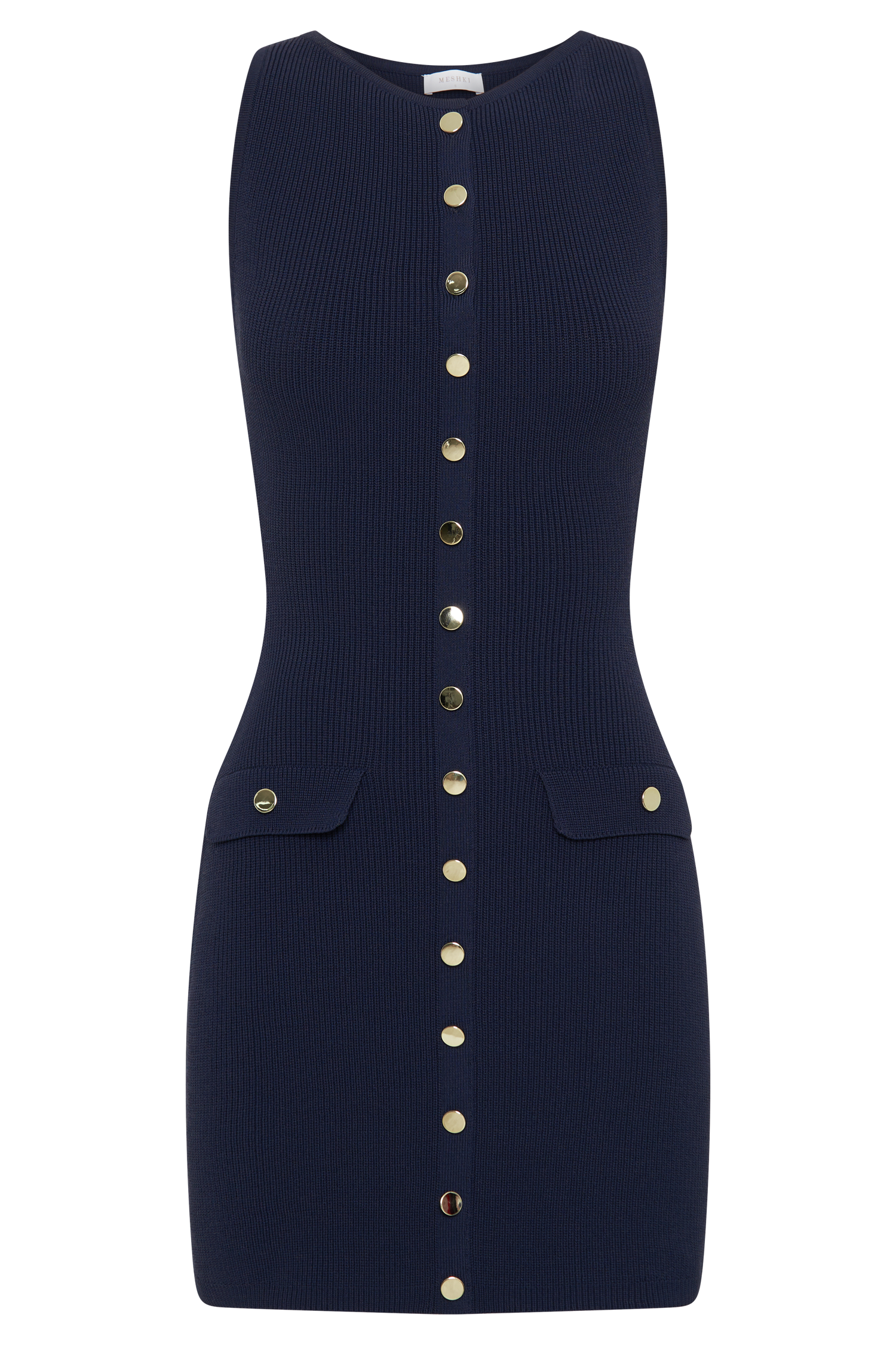 Sawyer Knit Mini Dress - Navy